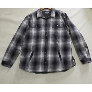 Carhartt Boy's Flannel Button Up Plaid Jacket Size 20 XXL